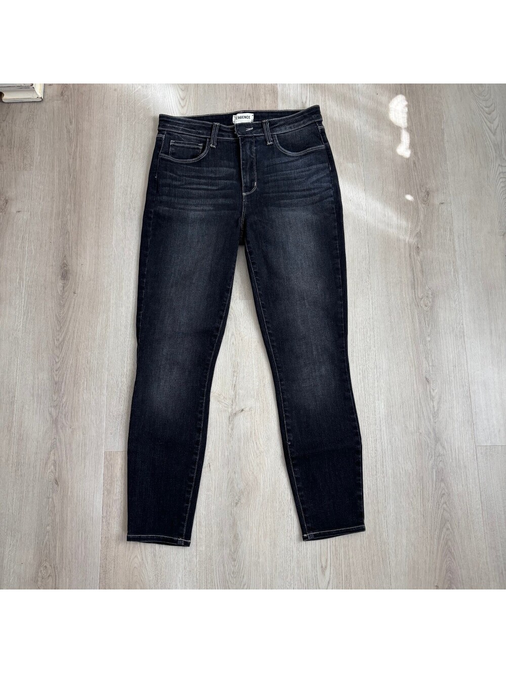 L'Agence EUC Women's Dark Wash High Rise Skinny Jeans Size 28